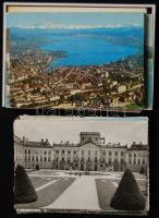 75 db magyar és külföldi városképes lap + 34 db vegyes díjjegyes képeslap, számos használatlan / 75 mixed town-view cards + 34 PS cards