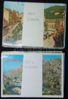 200 db színes modern európai városképes lap / 200 mixed European town-view cards
