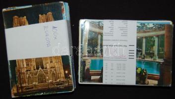 200 db színes modern európai városképes lap / 200 mixed European town-view cards