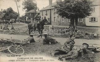 Military WWI English cyclist unit