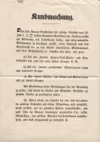 cca 1854 Dohány monopolium felvásárlási árak