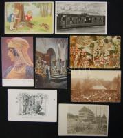 122 db vegyes háború előtti motívum képeslap