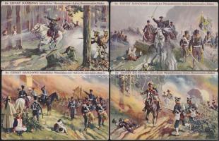 6 db vegyes minőségű militária reklámlap