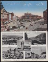 35 vegyes képeslap közte magyar és külföldi városképek, motívumok