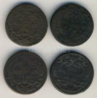 Ausztria 1760P 1Kr, 1761W 1Kr T:3- + Ausztria/lengyel verdejel 1761W 1Kr M.Theresia T:3- + 1762W 1Kr M.Theresia T:3/3-