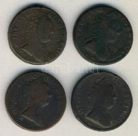 Ausztria 1760P 1Kr, 1761W 1Kr T:3- + Ausztria/lengyel verdejel 1761W 1Kr M.Theresia T:3- + 1762W 1Kr...