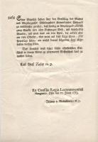 3469 sz. körlevél német nyelven Mezőhegyesen évente 2 marhavásárt kell tartani Buda, 1789 jan. 23