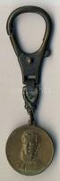DN "1802-1902. Kossuth Lajos" Br emlékérem kulcstartó kapoccsal kiegészítve T:3 ph