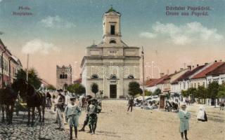 Poprád main square, Divald & Monostory