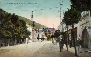 Trencsénteplic main square