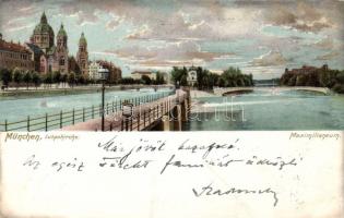 München Lucas church and the Maximilaneum