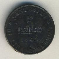 Olasz Államok/Velence/Forradalmi kiadások 1849. 5c T:3 ph.