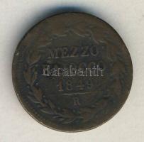 Olasz Államok/Pápai Államok 1849R. 2Baj "IX. Pius" T:3 ph.