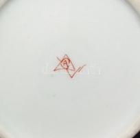 XIX. sz. vége Rendkívűl finom, kézzel festett kínai porcelán teáskészlet 2 személyes / Vintage delic...