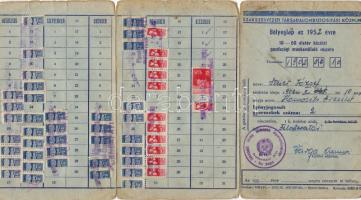 1952 Sztk bélyeglap 100 db OTI bélyeggel