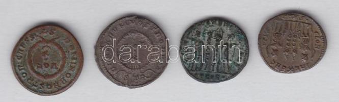 Római Császárság CONSTANTINUS I. 307-337. 4db klf Follis T:2,2-