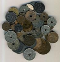 Dánia 1916-1944. 1ö (7x) + 2ö (10x) + 5ö (4x) + 10ö (7x) + 25ö (12x) + 1/2K T:2,3