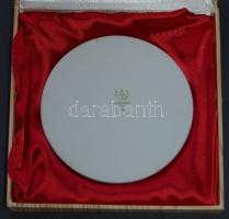 Eger 1981 Mozgásgátoltak II. Országos Úszóbajnoksága Hollóházi porcelán emlékplakett adományozói dís...