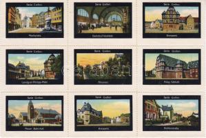 Deutsches Reich ca. 1910. Gießen 15 klf. levélzáró / 15 versch. Vignetten