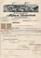 1926 Ajax acélművek Rt. díszes számla