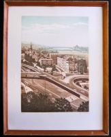 Jurich? Károly: Tabán rézkarc-papír, jelzett, keretben 45x56 cm