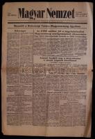 A Magyar Nemzet 1956 november 3.-i száma a forradalom híreivel