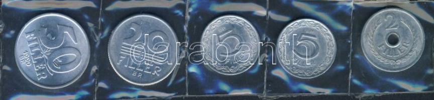 1955-1990. 2f + 5f (2x) + 20f + 50f T:1,1-