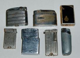 7 db régi öngyújtó