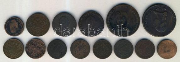 Ausztria/magyar verdejel 1800B 1Kr + 6Kr (2x) + 1812B 1Kr + 1851B 1/2Kr (2x) + 1Kr 1858-1879. 1Kr (7...