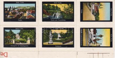 Deutsches Reich ca. 1910. Fulda 10 klf. levélzáró / 10 versch. Vignetten