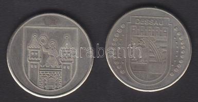 Németország DN "Dessau-Bauhaus" + Magdeburg 2db modern emlékérem T:2