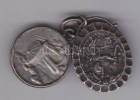 1914-15. A Krasniki diadalmas csatában az oroszoktól elvett ágyúból vert emlékérem (szign.:Murányi) egy másik katonai hadsegélyező éremmel(felirat:"vörös ördög") összekapcsolva T:2,3