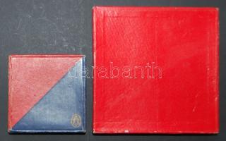 1967. Csepel Művek bronz és porcelán emlékérem adományozói tokban T:1-