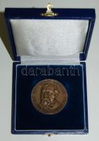 DN. Ybl Miklós Építőipari Műszaki Főiskola bronz emlékplakett eredeti dísztokban! T:1