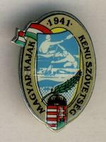 1941. "Magyar Kajak Kenu Szövetség" jelvény T:2