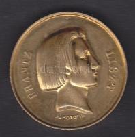 Párizs 1844. Liszt Ferenc koncert emlékérem. Szign.: A.Bovy T:2