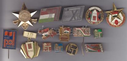 DN. 15db klf KISZ jelvény T:2