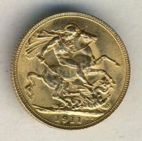 Nagy-Britannia 1911. Sovereign Au "George V." 7.98g T:1-