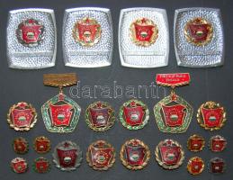 21db klf szocialista kitüntetés, mint "A Szocializmusért", "Szocialista Brigád" T:vegyes