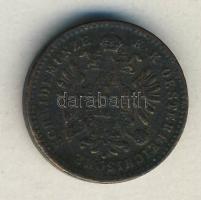 Ausztria/magyar verdejel 1861E 1Kr T:2/3