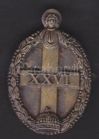 I. Világháborús katonai sapkajelvény "XXVI." jelzéssel T:2