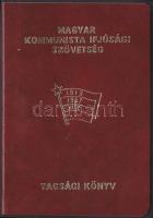 Kitöltetlen KISZ tagsági könyv új állapotban!