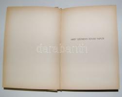 Magyar Századok sorozat: gr. Széchenyi István naplói, Révai én. kissé sérült félvászon kötésben