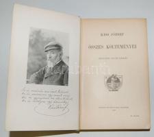 KIss József összes költeményei, Bp., 1908 Singer és Wolfner, dombtornyomott, aranyozott egészvászon kötésben