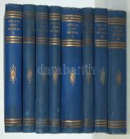 Heltai Jenő munkái sorozat 8 kötet a 10-ből (hiány 2., 10.) Bp. 1926-1927 Athenaeum. Egységes, kiadó...