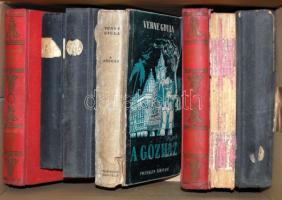 7 db háború előtti Verne Gyula könyv vegyes minőségben