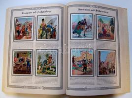1934 A német történelem: 300 darabos komplett cigarettakép-gyűjtőalbum szép állapotban / The German ...