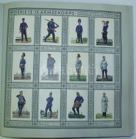 1937 Német katonai egyenruhák. 312 képet tartalmazó, komplett! cigarettakép-gyűjtőalbum szép állapot...