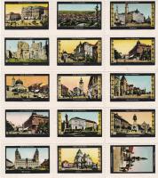 ca. 1910. Pécs 15 klf. levélzáró / 15 versch. Vignetten
