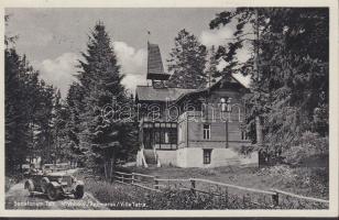 Tátraháza sanatorium with automobile